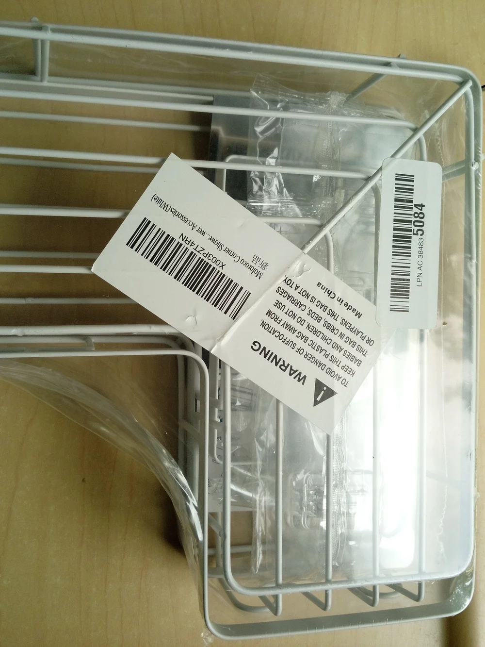 Corner Shower Caddy Organizer - White
